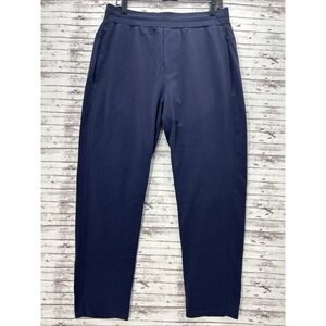 Public Rec Mens Blue Jogger Sweatpants Size 34/30 Athleisure Logo Pockets